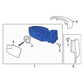 Ford OE - Front Left Door Mirror