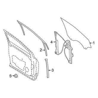 Ford OE - Front Door - Glass & Hardware