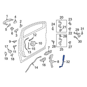 Ford OE - Front Left Keyless Entry Keypad