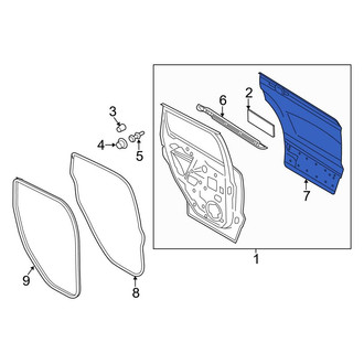 Ford OE - Rear Left Outer Door Outer Panel