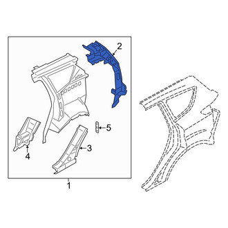 Ford OE - Left Body D-Pillar