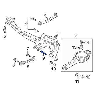 Ford OE - Rear Suspension Knuckle Bolt