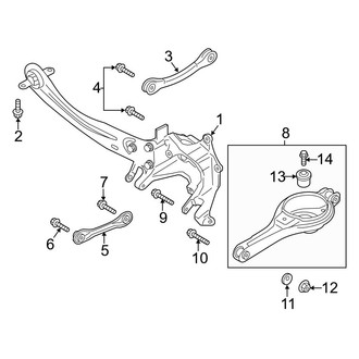 Ford OE - Rear Suspension - Suspension Components (FWD)