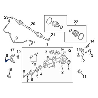 Ford OE - Engine Support Rod Bolt