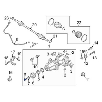 Ford OE - Upper Catalytic Converter Bolt
