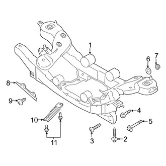 Ford OE - Rear Suspension - Suspension Mounting (AWD)