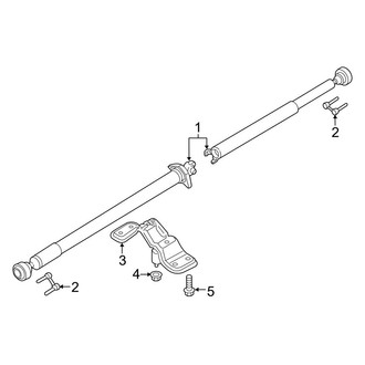 Ford OE - Rear Suspension - Drive Shaft (AWD)