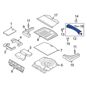 Ford OE - Rear Liftgate Trim Scuff Plate