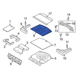Ford OE - Rear Trunk Mat