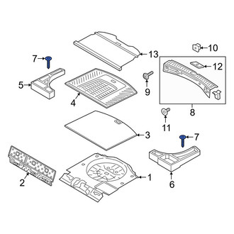 Ford OE - Trunk Floor Storage Box Clip