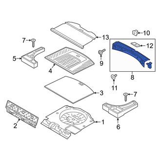 Ford OE - Rear Liftgate Trim Scuff Plate