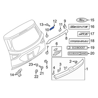 Ford OE - Rear Liftgate Latch Handle