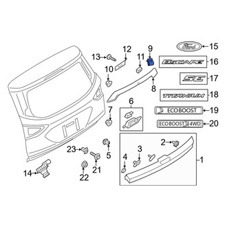 Ford OE - Bumper Cover Retainer