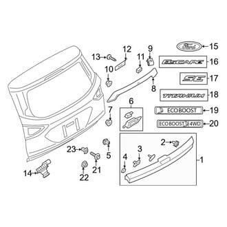 Ford OE - Lift Gate - Exterior Trim