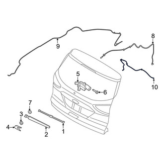 Ford OE - Rear Liftgate Washer Hose