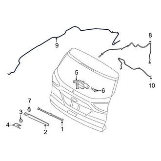 Ford OE - Rear Liftgate Washer Hose