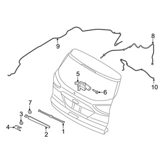 Ford OE - Lift Gate - Wiper & Washer Components (S / SE / Titanium)