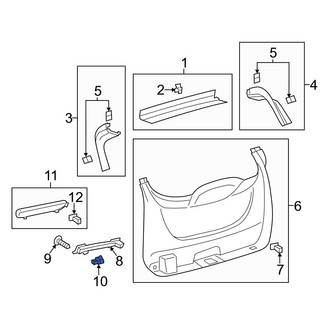 Ford OE - Liftgate Pull Handle Nut