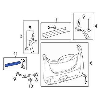 Ford OE - Rear Liftgate Trim Cover