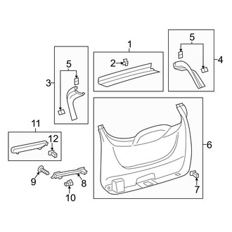 Ford OE - Lift Gate - Interior Trim