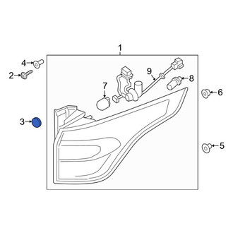 Ford OE - Tail Light Grommet