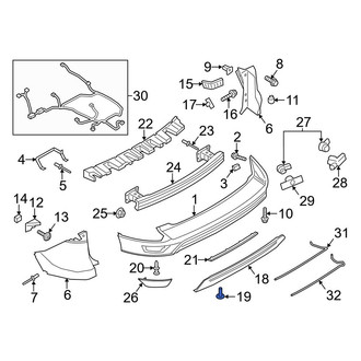 Ford OE - GPS Navigation System Screw