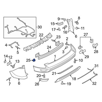 Ford OE - Running Board Nut