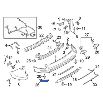 Ford OE - Rear Right Reflector Panel