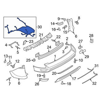 Ford OE - Rear Parking Aid System Wiring Harness