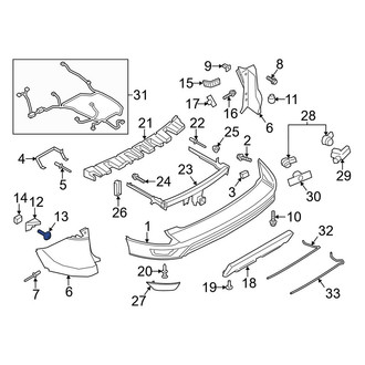 Ford OE - Door Interior Trim Panel Screw