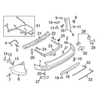Ford OE - Running Board Nut