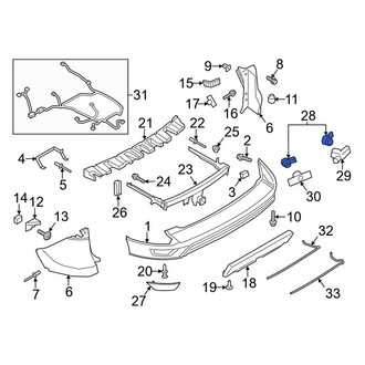 Ford OE - Rear Parking Aid Sensor