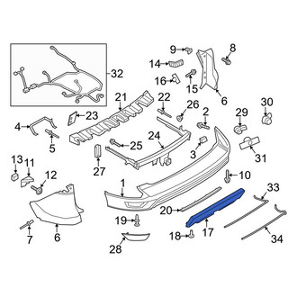 Ford OE - Rear Valance Panel