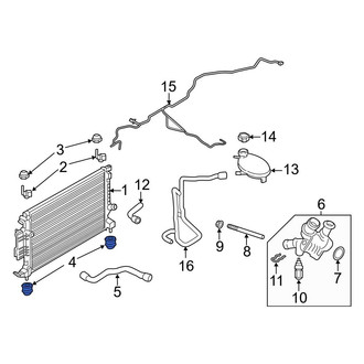 Ford OE - Radiator Insulator