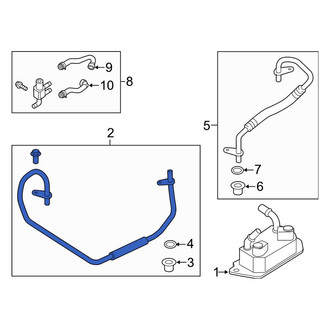 Ford OE - Automatic Transmission Oil Cooler Hose Assembly