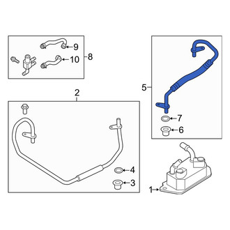 Ford OE - Automatic Transmission Oil Cooler Hose Assembly