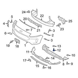Ford OE - Bumper Cover Screw