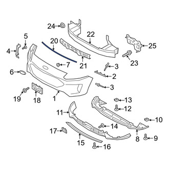 Ford OE - Front Hood Seal