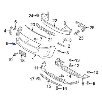 Ford OE - Front Bumper Cover Emblem