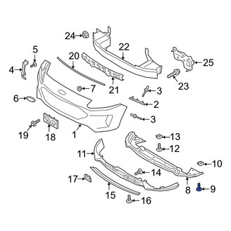 Ford OE - Spoiler Screw