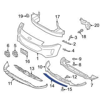 Ford OE - Front Bumper Trim