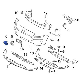 Ford OE - Front Left Fog Light Trim