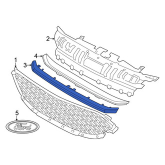 Ford OE - Front Outer Grille Molding