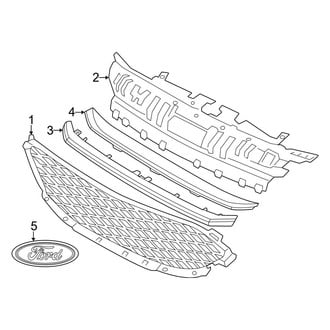 Ford OE - Front Bumper & Grille - Grille