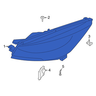 Ford OE - Front Right Headlight Assembly