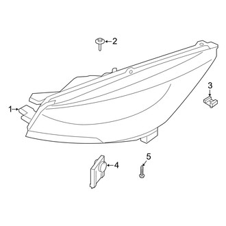 Ford OE - Front Lamps - Headlamp Components (LED)