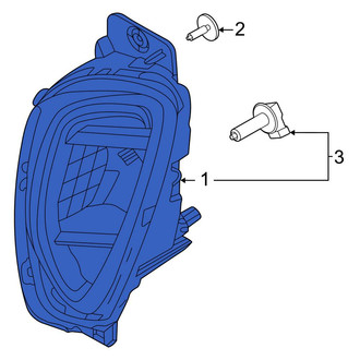 Ford OE - Front Right Fog Light