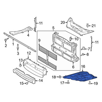 Ford OE - Front Radiator Support Splash Shield