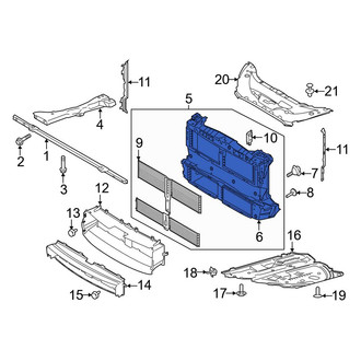Ford OE - Front Radiator Shutter Assembly