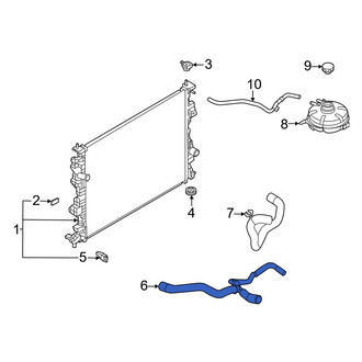 Ford OE - Upper Radiator Coolant Hose